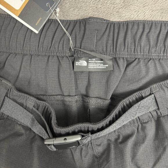North Face Shorts Mens XL TNF Black Class V Belted Trunks Nylon Hybrid Flash Dry - Picture 5 of 9